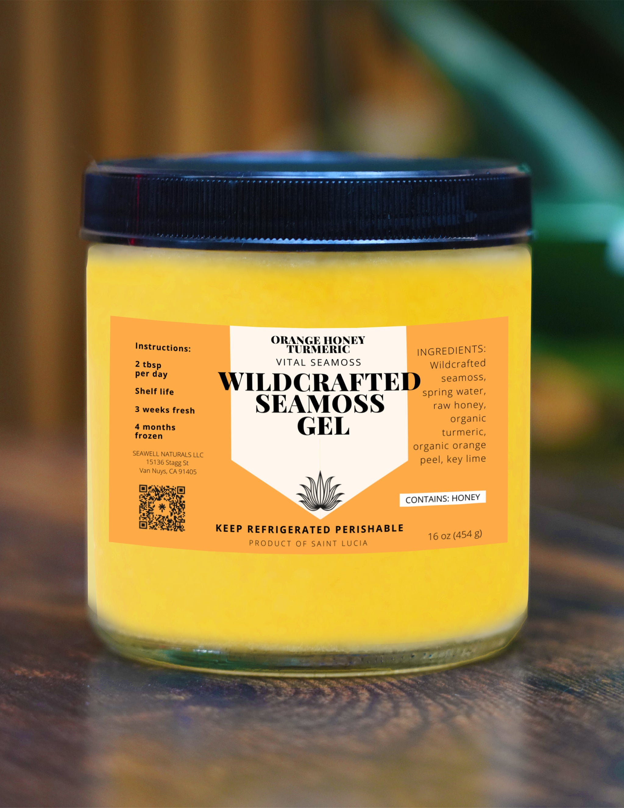 Wildcrafted Orange Turmeric Sea moss – Vital Seamoss