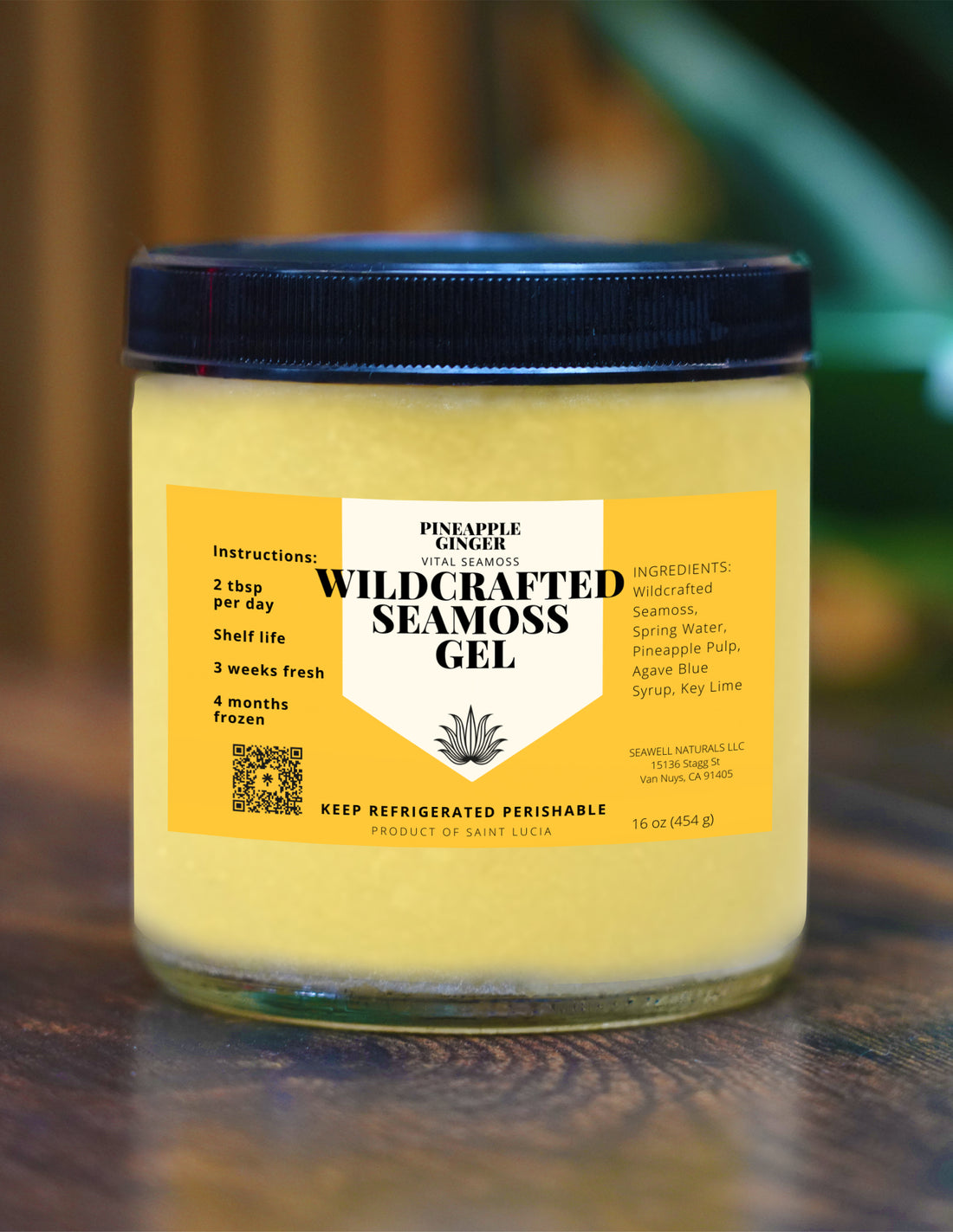 Wildcrafted Pineapple Sea moss